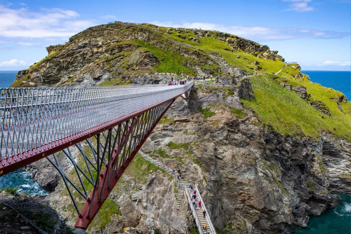 Tintagel Castle in Cornwall