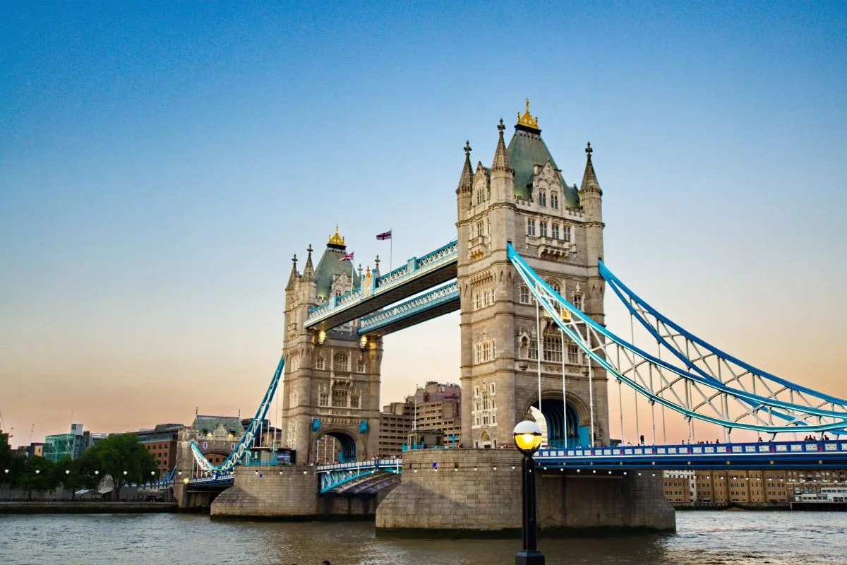 Die South Bank an der Themse in London