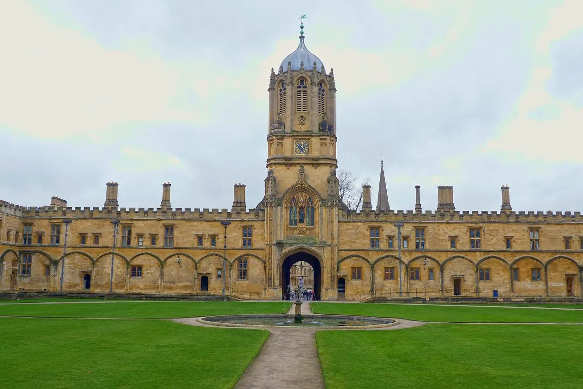 Der Innenhof von Christ Church College in Oxford