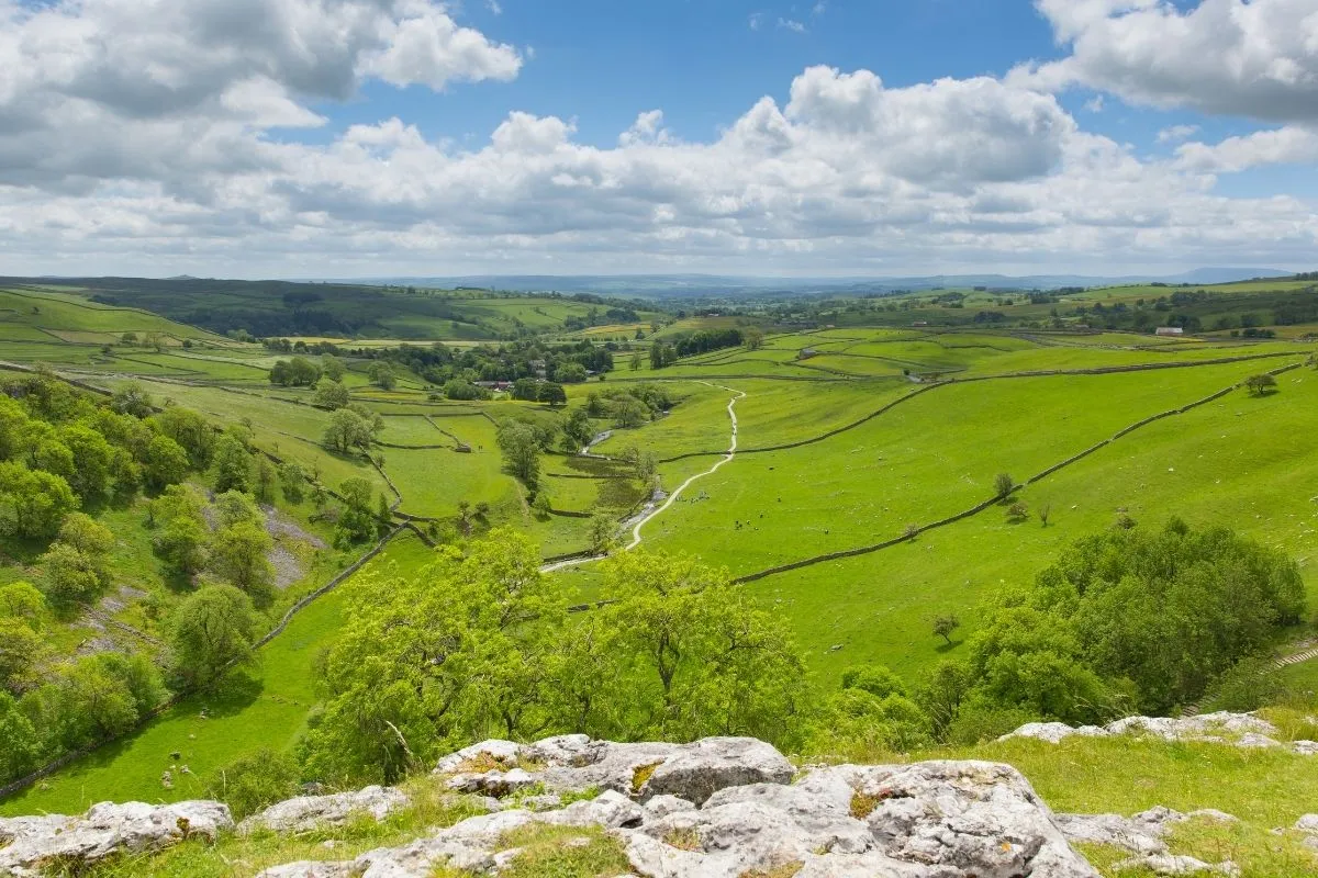 Malham Cove in den Yorkshire Dales